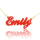 Emily State  Acrylic Necklace