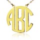 Circle Monogrammed Necklace