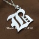 Old English Font Nameplate Necklace