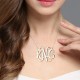 XXL 2 Inch Celebrity Monogram Necklace