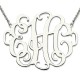 1.68 inch Stylish Monogram Necklace