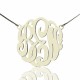Monogrammed Necklace 3 Initials