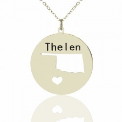 I Heart Oklahoma Necklace
