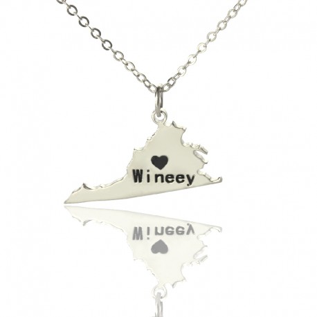 State Of Virginia Necklace