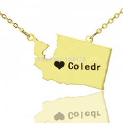 State of Washington Necklace