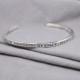 Engraved Cuff Bangle