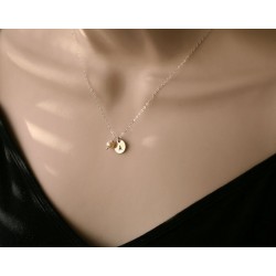 Pearl Necklace with Initial