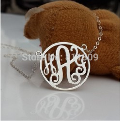 Monogram necklace, Personalized with Your Initials