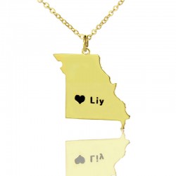Missouri State Necklace