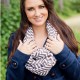 Patterned Continuous Loop Scarf